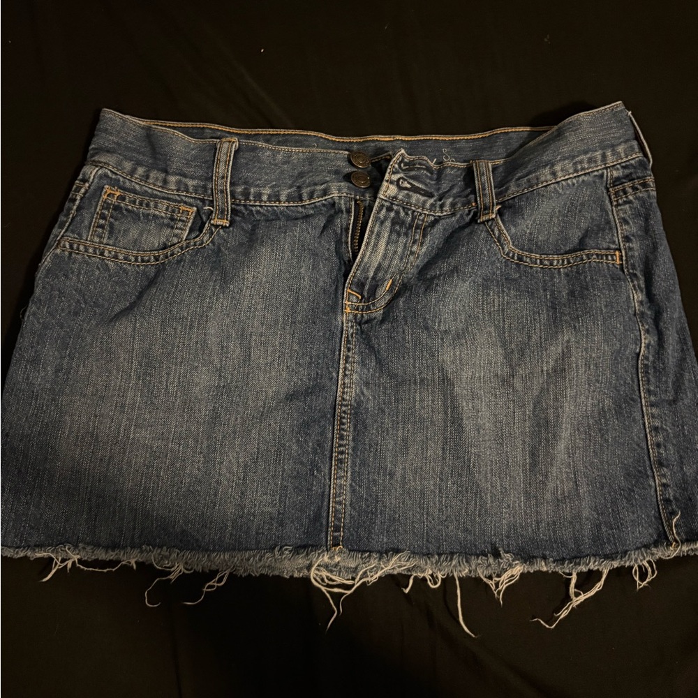 Old Navy Blue Casual Mini Skirt